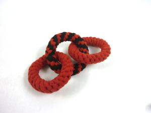 Hand-weaved Ring Dog Toy